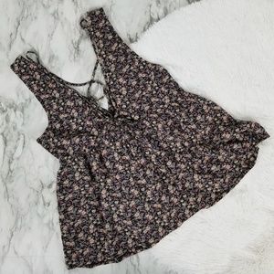 American eagle outfitters floral boho tank size M